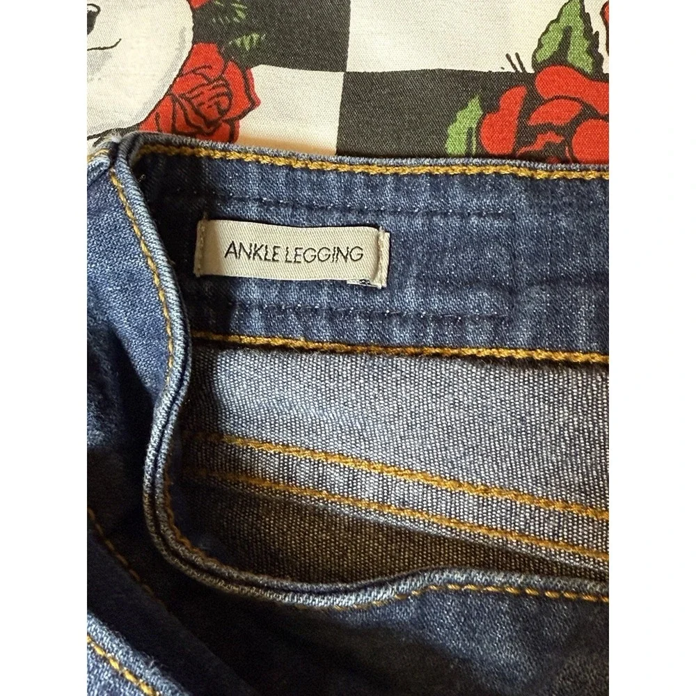 Calvin Klein Jeans Ankle‎ Legging Skinny Denim Size 4 Dark Wash Stretch Jeans